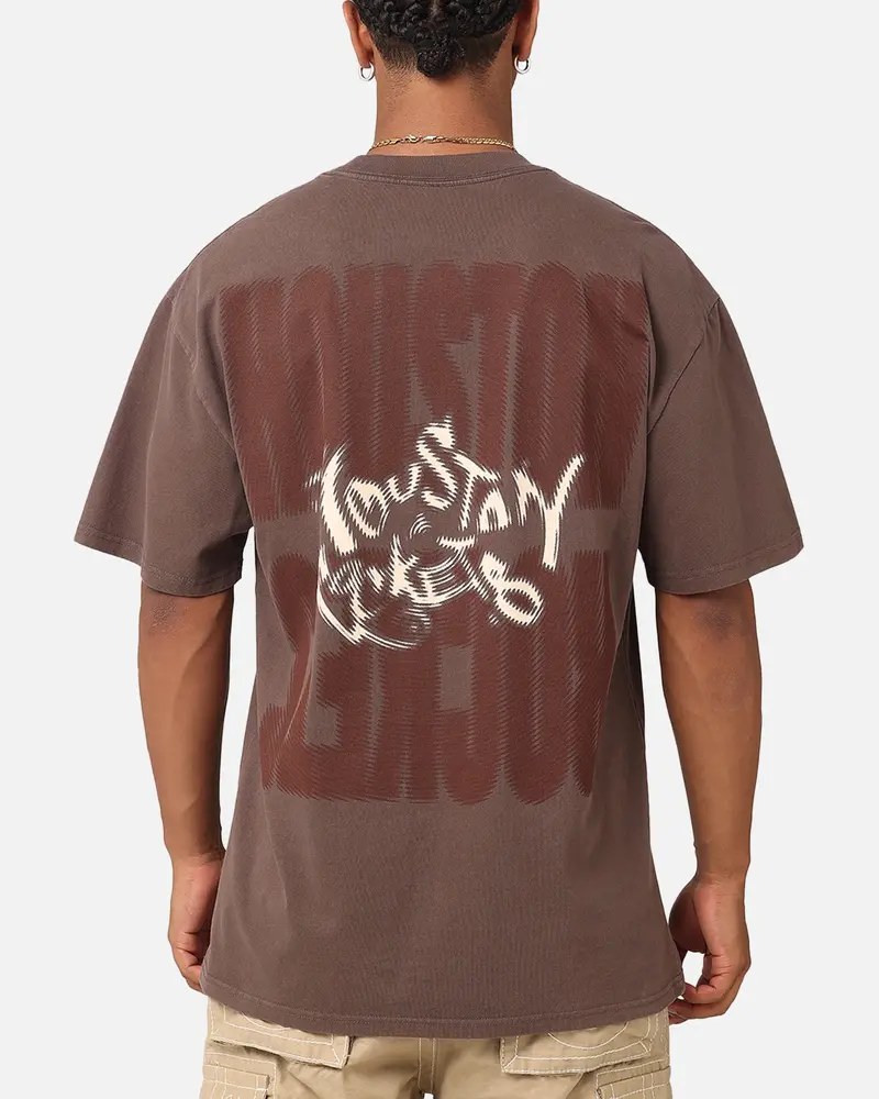Mitchell & Ness Houston Rockets Ag T-Shirt Brown 1