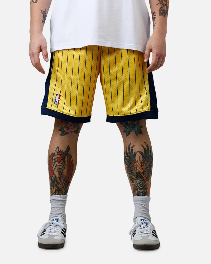 Mitchell & Ness Indiana Pacers 99' Swingman Shorts Yellow 1