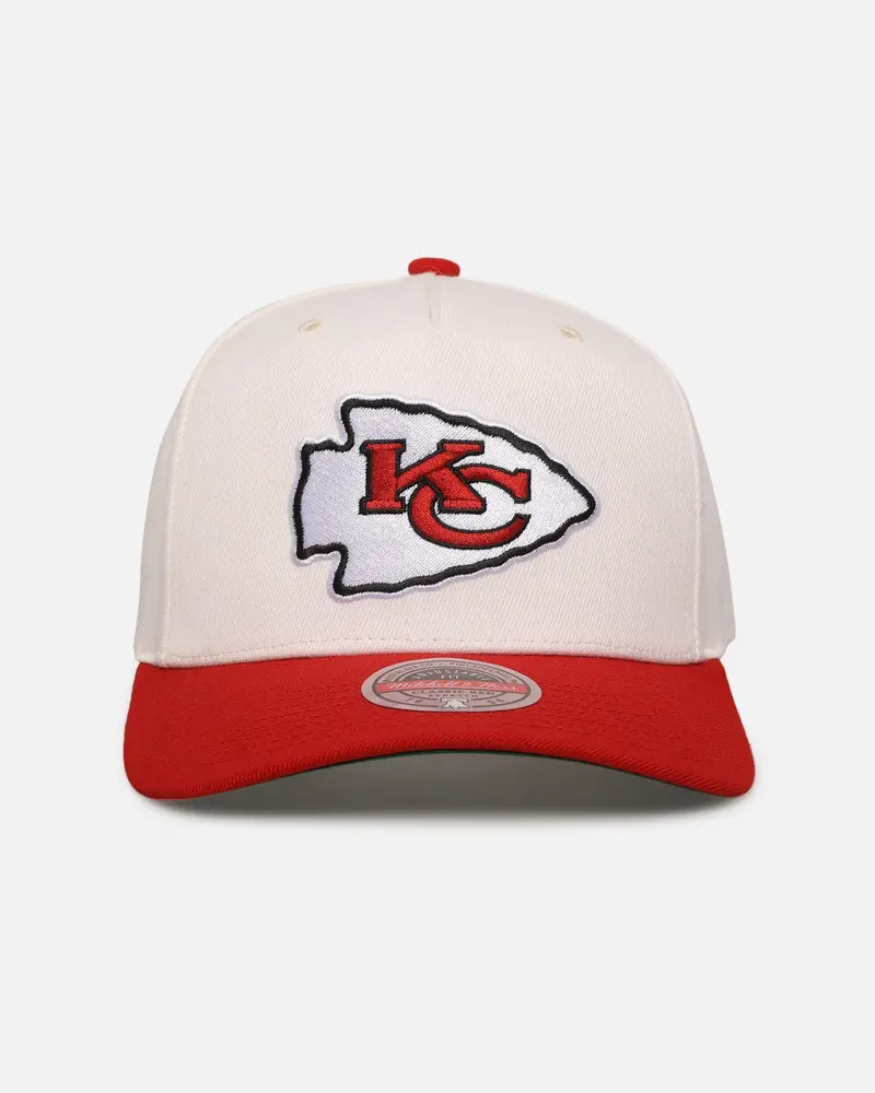 Mitchell & Ness Kansas City Chiefs 'Go Team Go' Mvp Snapback Off White/Red 1