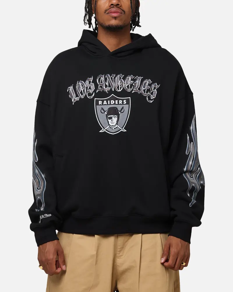 Mitchell & Ness Las Vegas Raiders Chrome Nation Hoodie Black 1