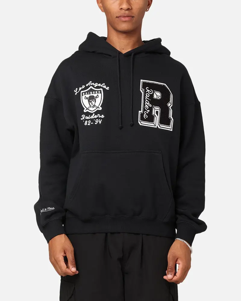 Mitchell & Ness Las Vegas Raiders Conference Hoodie Faded Black 1