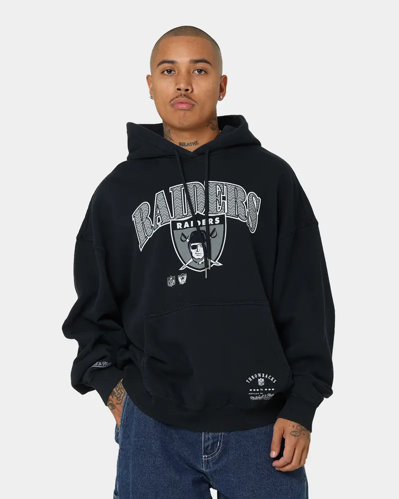 Mitchell & Ness Las Vegas Raiders Point Guard Hoodie Faded Black 1