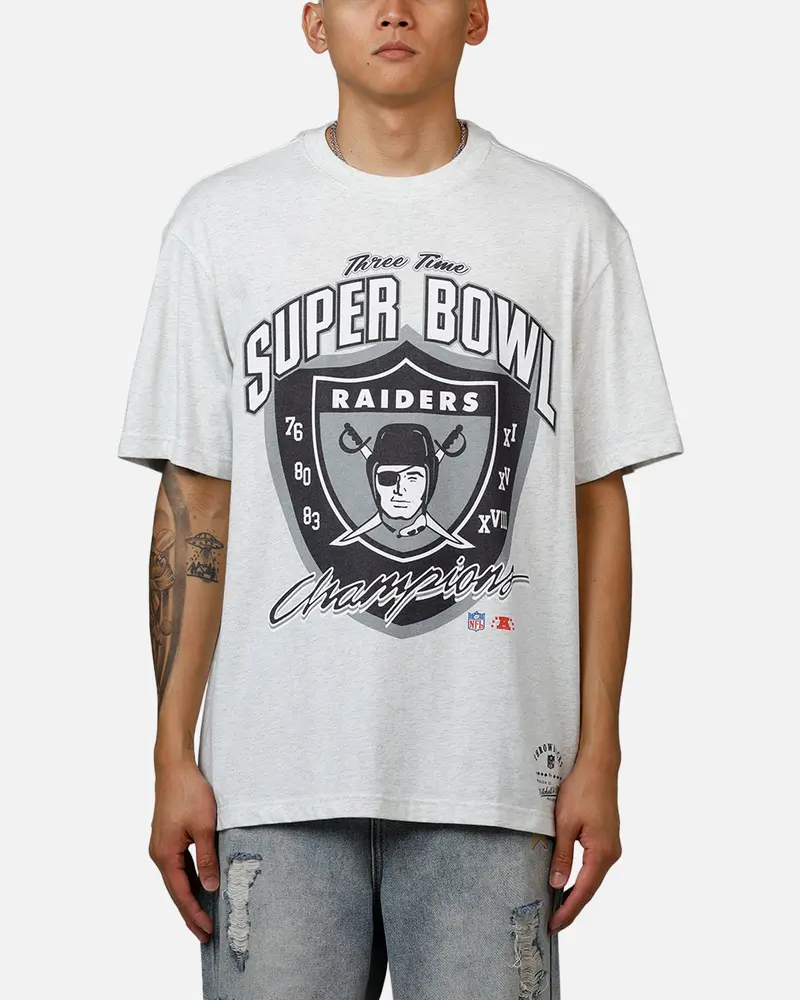 Mitchell & Ness Las Vegas Raiders Super Bowl T-Shirt Grey Marle/Otc 1
