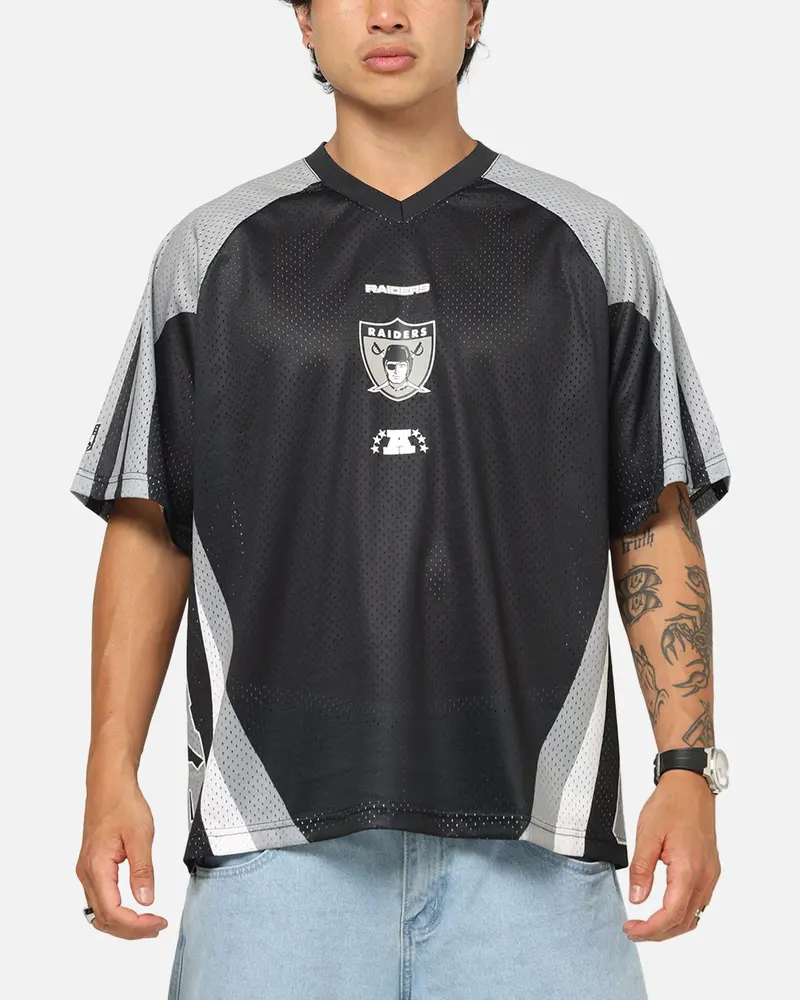 Mitchell & Ness Las Vegas Raiders Warehouse Rave Jersey Black/Grey/White 1