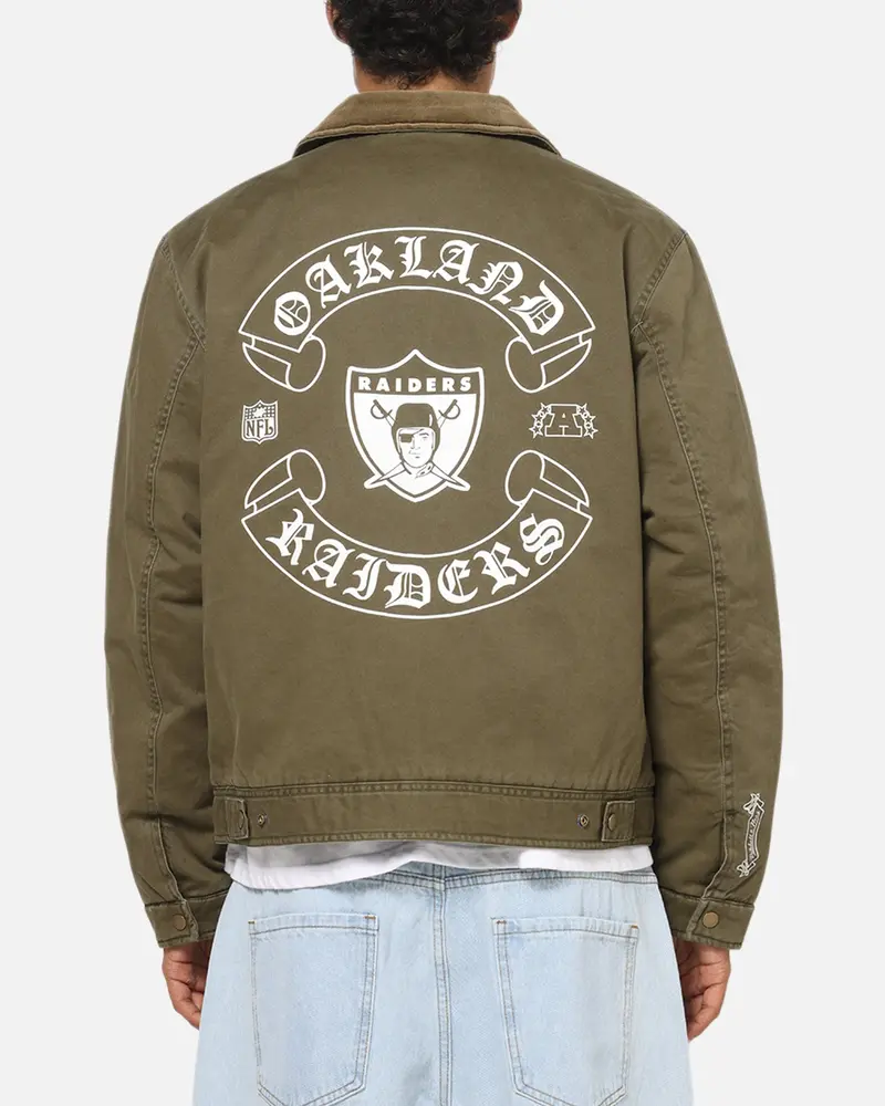 Mitchell & Ness Las Vegas Raiders Workwear Jacket Military 1