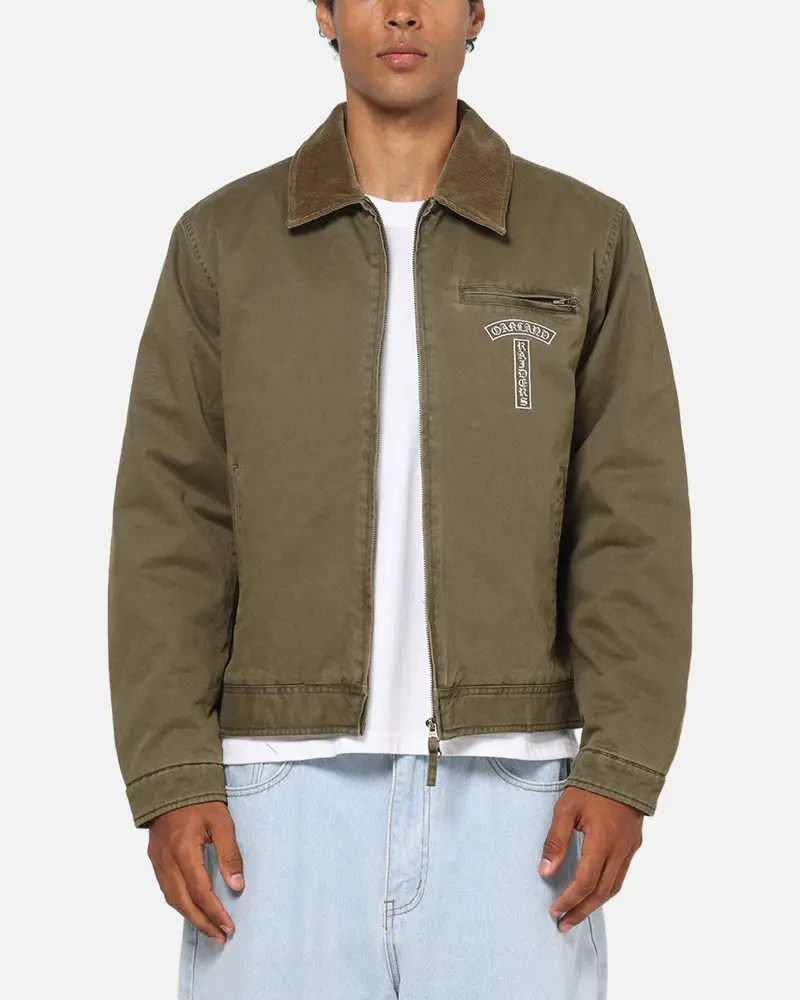 Mitchell & Ness Las Vegas Raiders Workwear Jacket Military 2