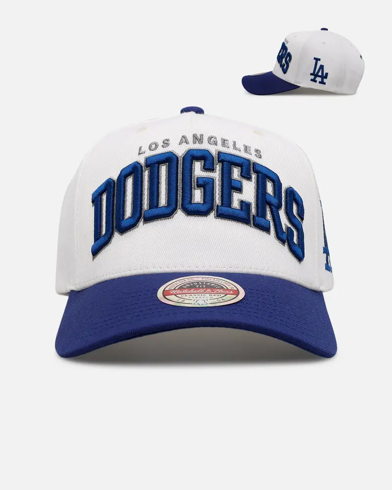 Mitchell & Ness Los Angeles Dodgers 'Arch' Mvp Snapback Cream 1