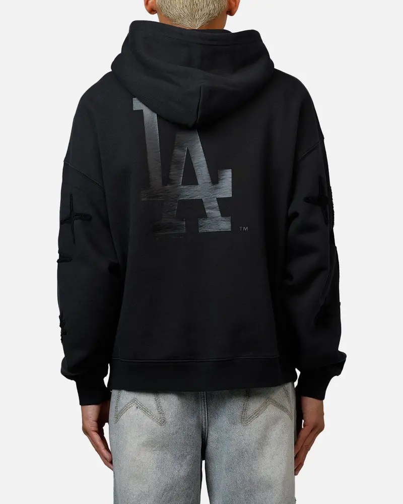Mitchell & Ness Los Angeles Dodgers Starburst Hoodie Faded Black 1