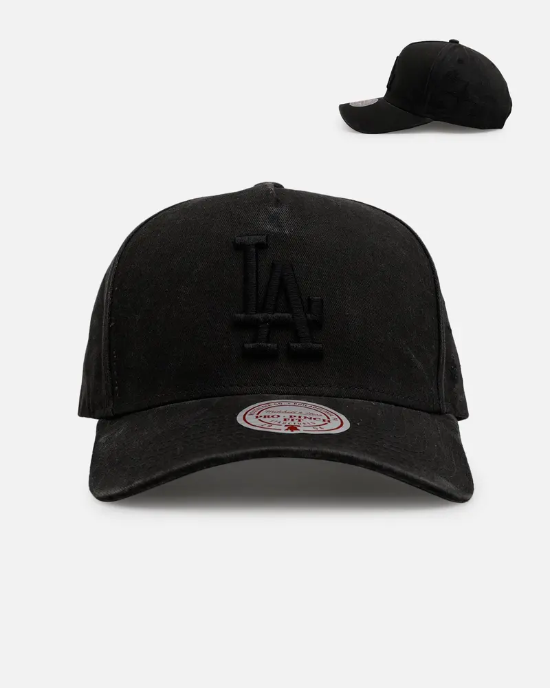 Mitchell & Ness Los Angeles Dodgers 'Starburst' Pro Pinch Snapback Black 1
