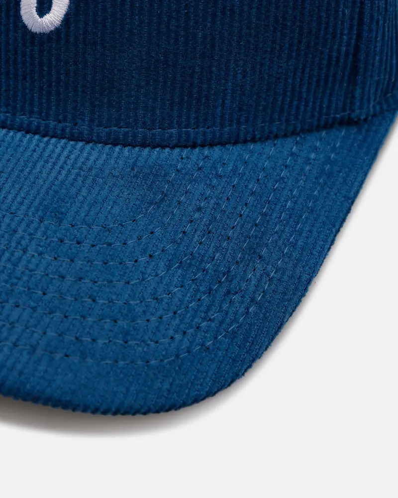 Mitchell & Ness Los Angeles Dodgers 'Vintage Cord' Pro Pinch Corduroy Snapback Blue 2