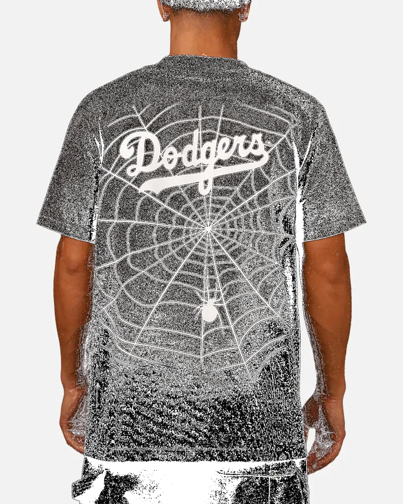 Mitchell & Ness Los Angeles Dodgers Web T-Shirt Black 1