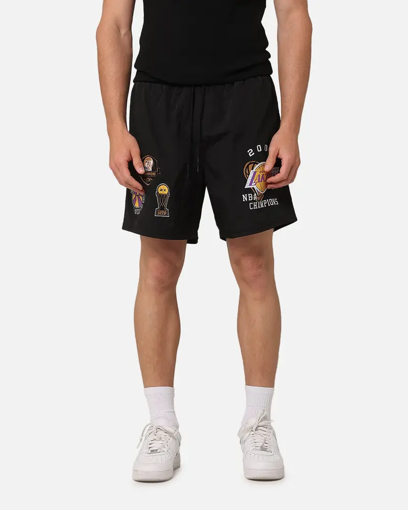 Mitchell & Ness Los Angeles Lakers Champs Nylon Shorts Black 1