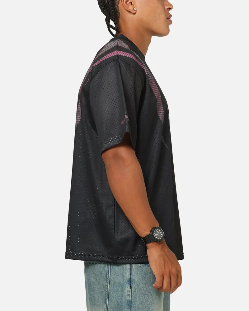 Mitchell & Ness Los Angeles Lakers Festival Jersey Black/Slate/Red 5