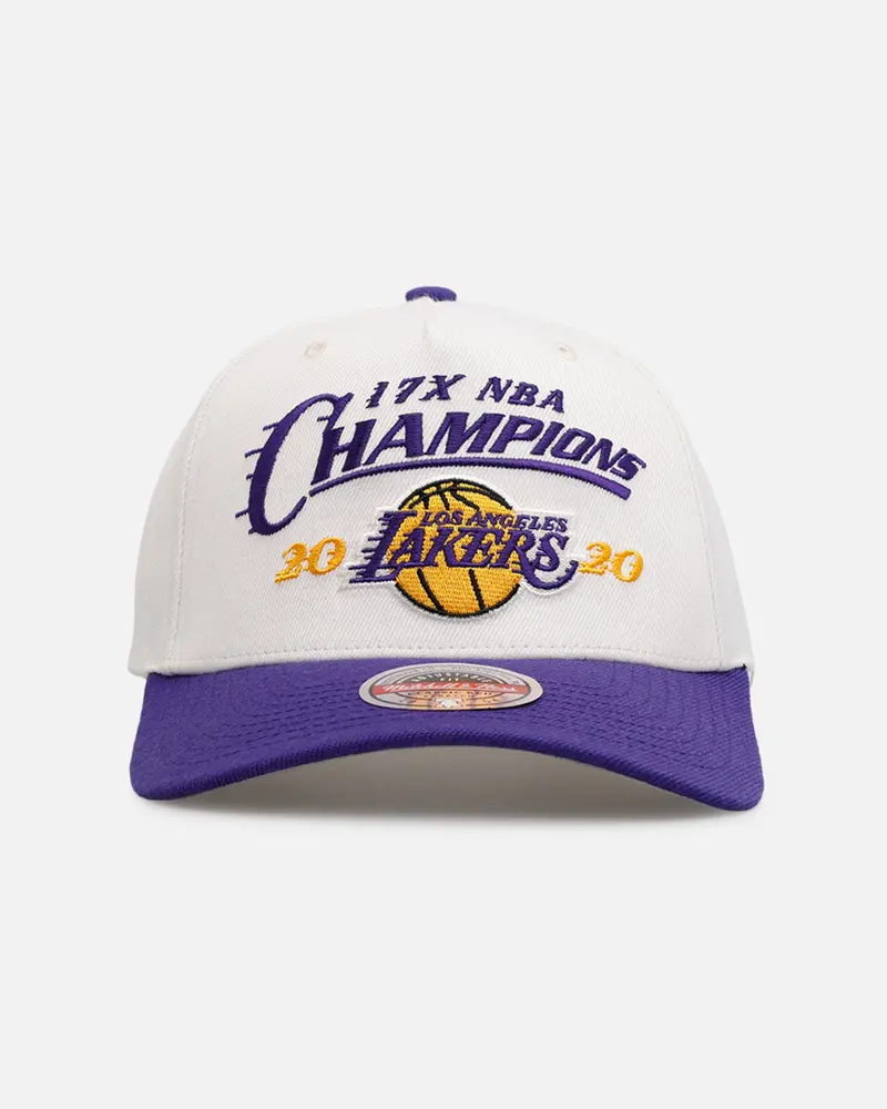 Mitchell & Ness Los Angeles Lakers 'Nba Elite Finals' Mvp Snapback Cream/Purple 1