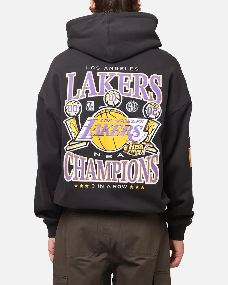 Mitchell & Ness Los Angeles Lakers Pinnacle Hoodie Faded Black 1