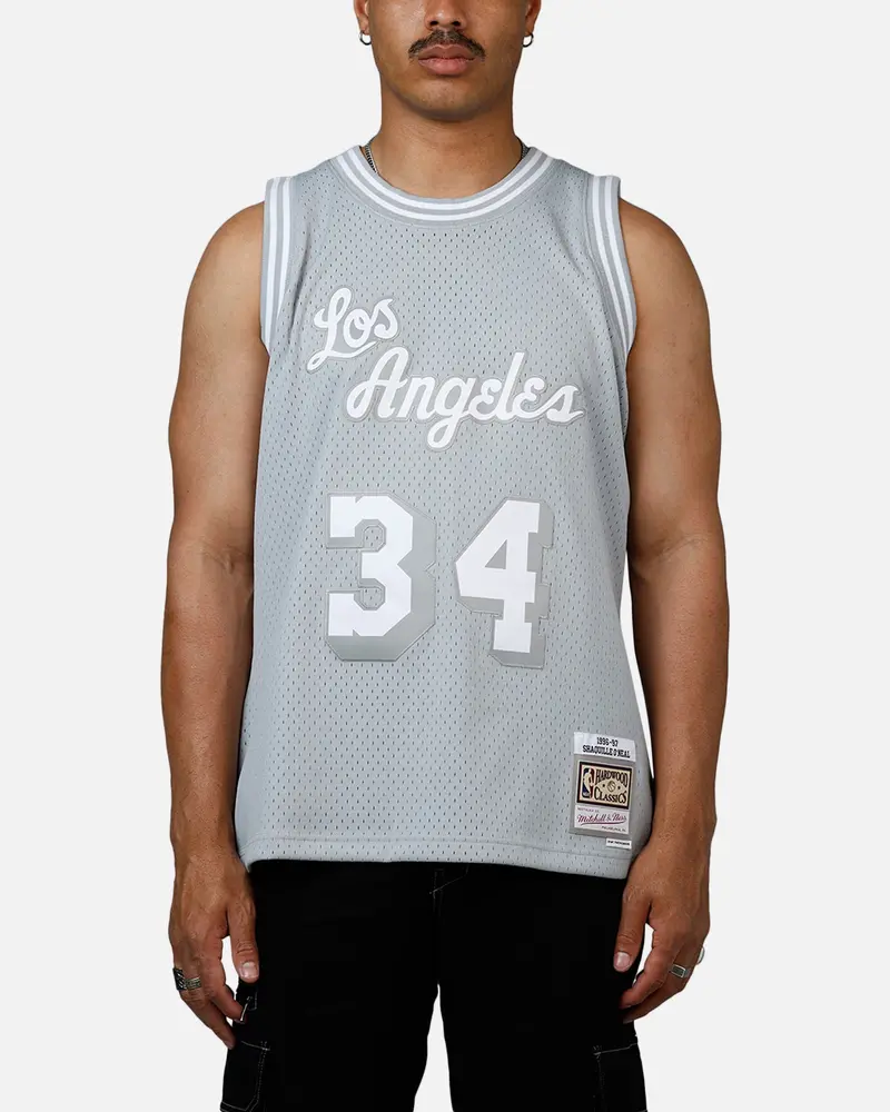 Mitchell & Ness Los Angeles Lakers Shaquille O'neal 1996-1997 Swingman Jersey Grey 1