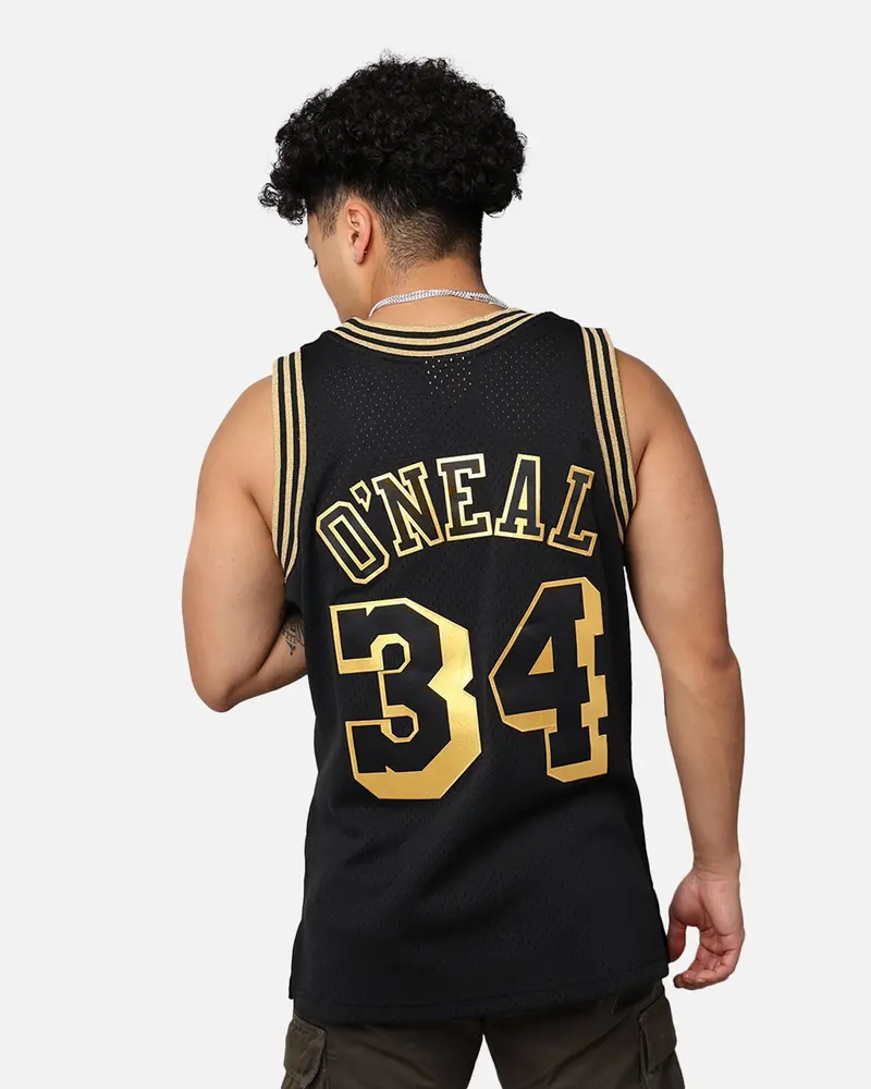Mitchell & Ness Los Angeles Lakers Shaquille O'neal '96-97 Swingman Jersey Black/Gold 1