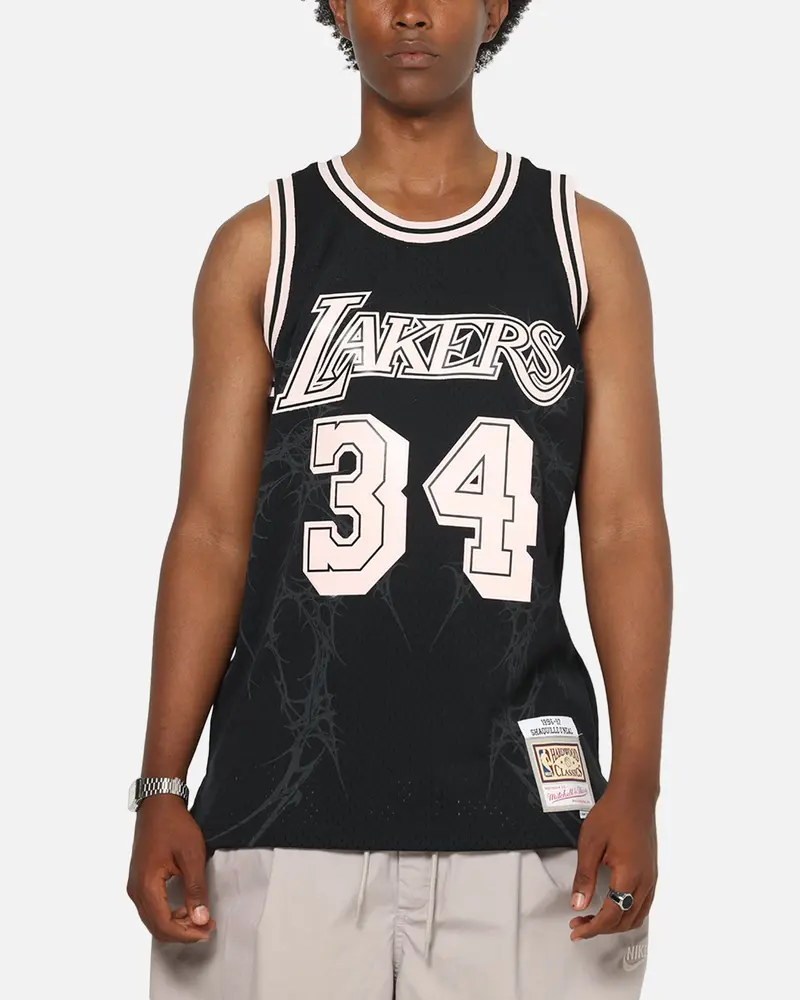 Mitchell & Ness Los Angeles Lakers Shaquille O'neal 'Cyber' Swing Jersey Black 1
