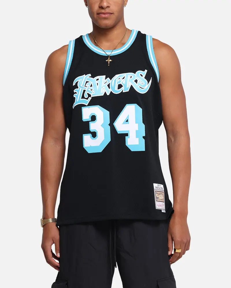 Mitchell & Ness Los Angeles Lakers Shaquille O'neal Legends Jersey Black/Blue 1