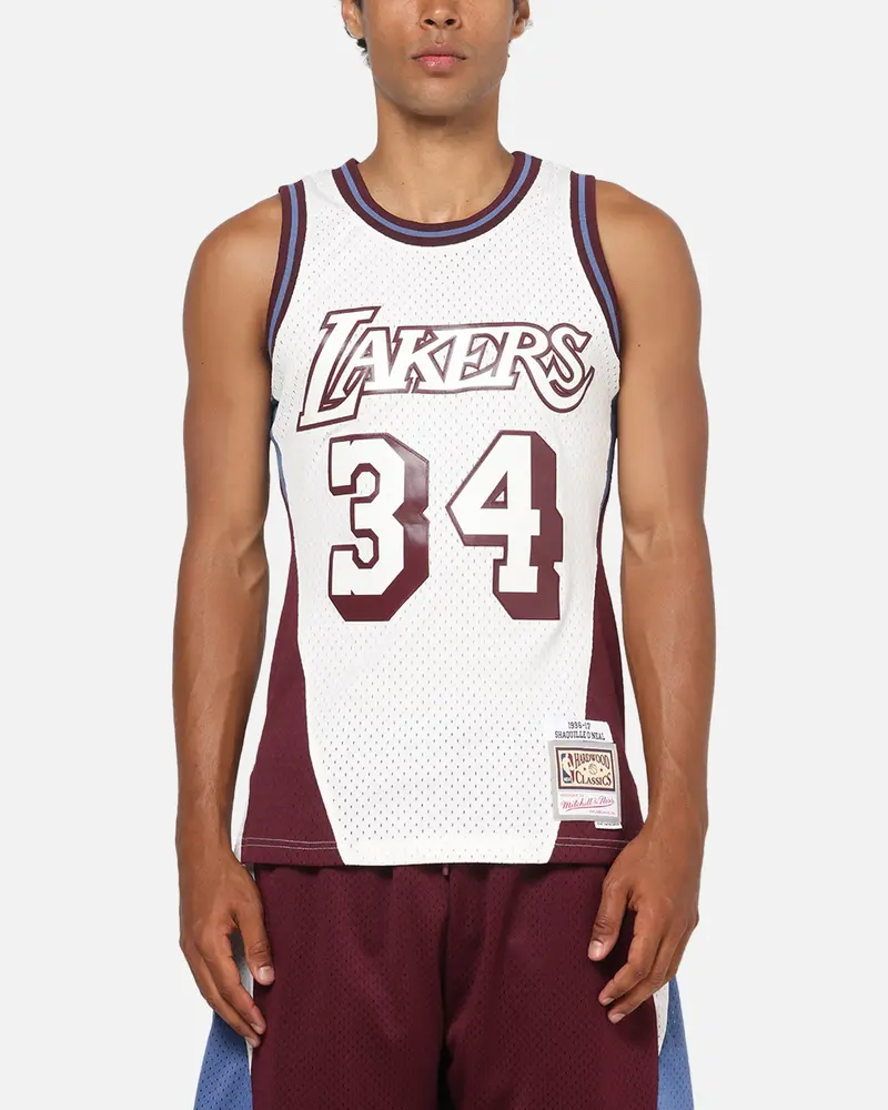 Mitchell & Ness Los Angeles Lakers Shaquille O'neal Millenium Jersey White/Brown 1