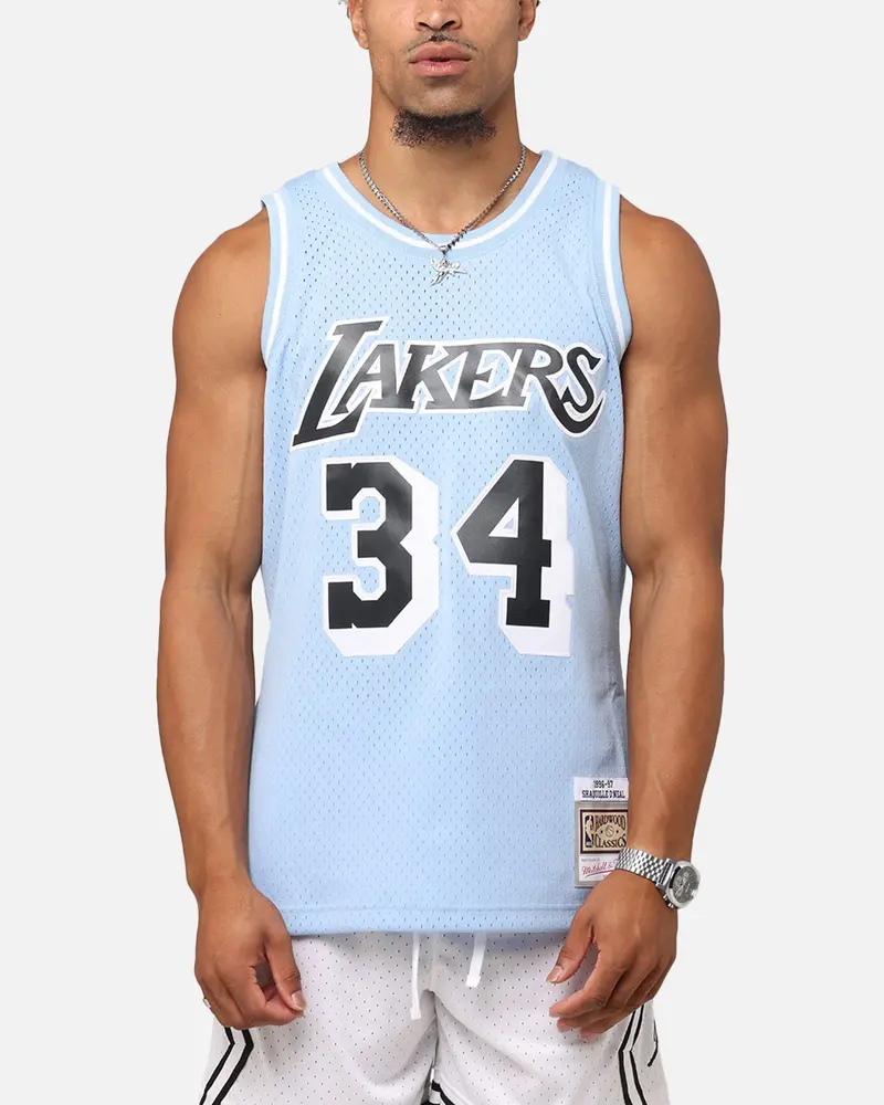 Mitchell & Ness Los Angeles Lakers Shaquille O'neal 'Vapor Blue' Jersey Light Blue 1