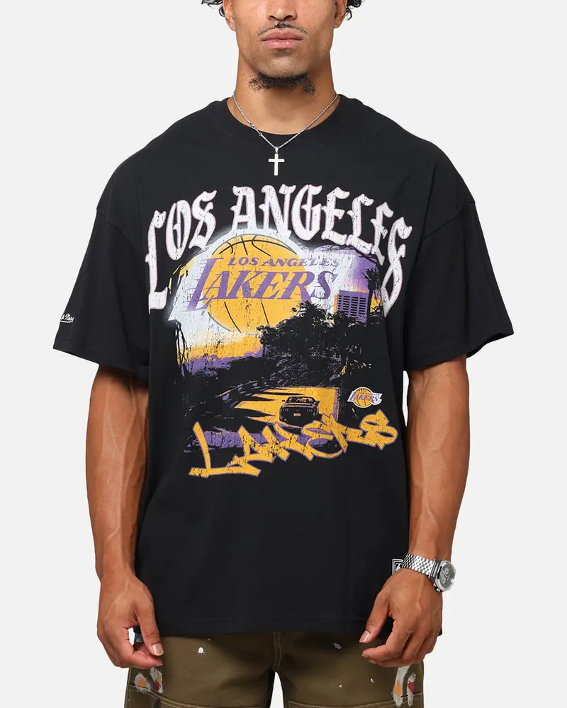 Mitchell & Ness Los Angeles Lakers Soaring T-Shirt Black 1