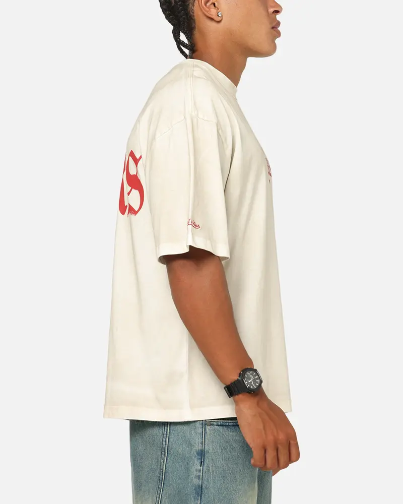Mitchell & Ness Los Angeles Lakers Star T-Shirt Vintage White 5