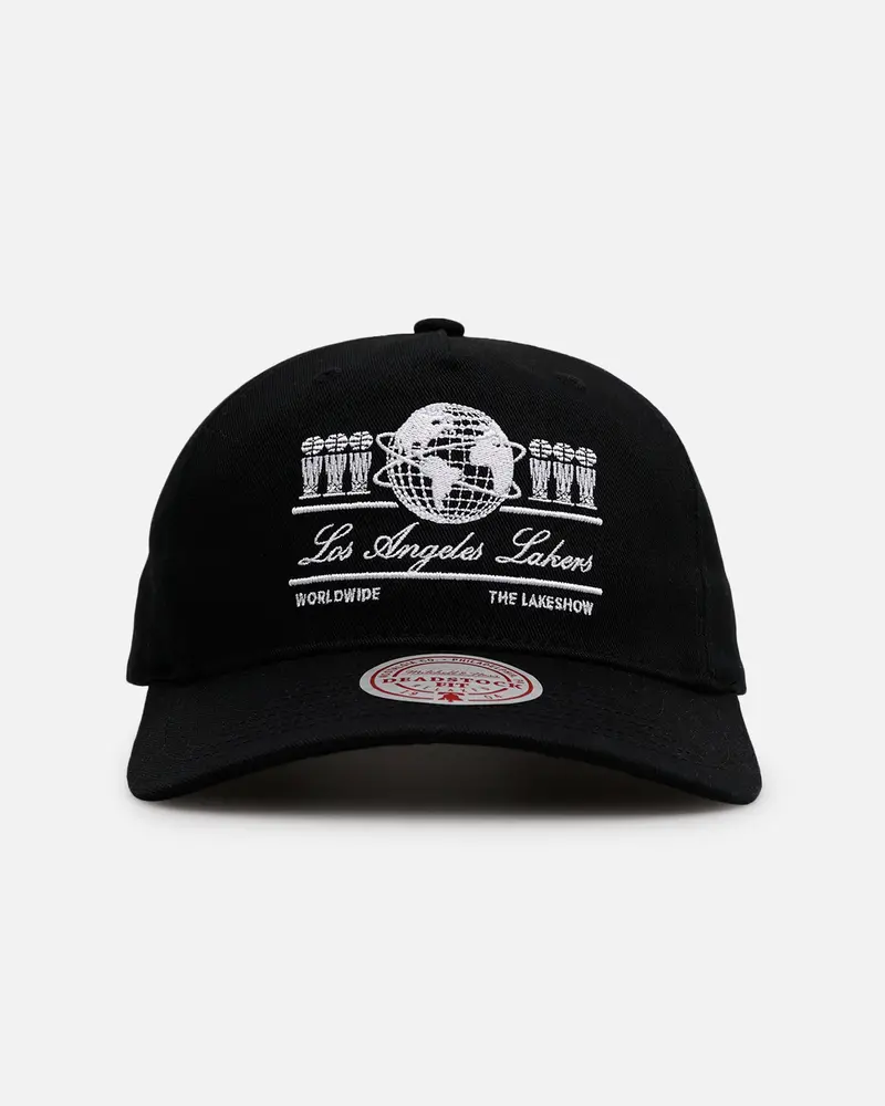 Mitchell & Ness Los Angeles Lakers 'Worldwide' Deadstock Snapback Black 1