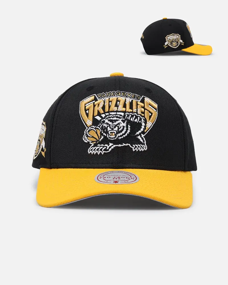 Mitchell & Ness Memphis Grizzlies "Enter The Dragon" Pro Crown Snapback Black/Ochre 1