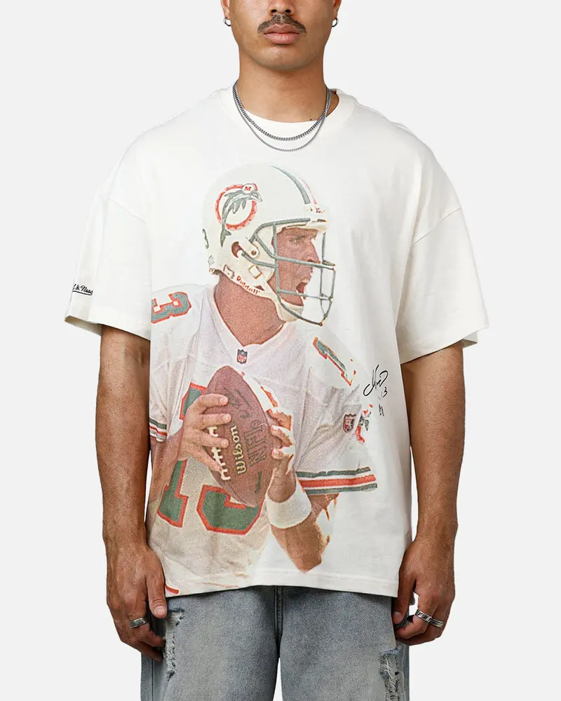 Mitchell & Ness Miami Dolphins Dan Marino T-Shirt Unbleached 1