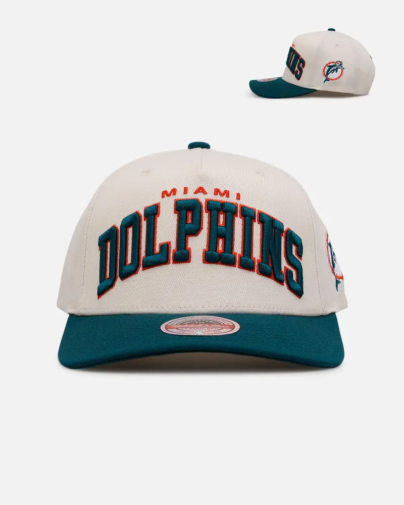 Mitchell & Ness Miami Dolphins 'Vintage Nfl' Mvp Snapback Natural 1