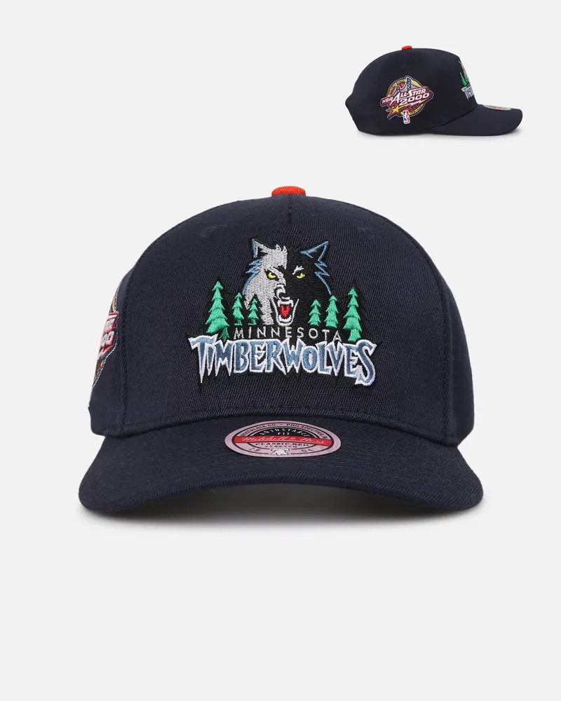 Mitchell & Ness Minnesota Timberwolves 'All Star Collection' Mvp Snapback Navy 1