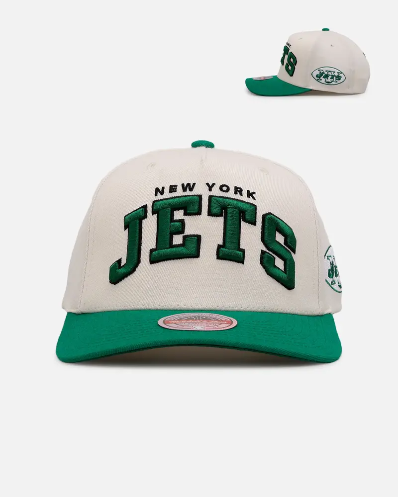 Mitchell & Ness New York Jets 'Vintage Nfl' Mvp Snapback Natural 1