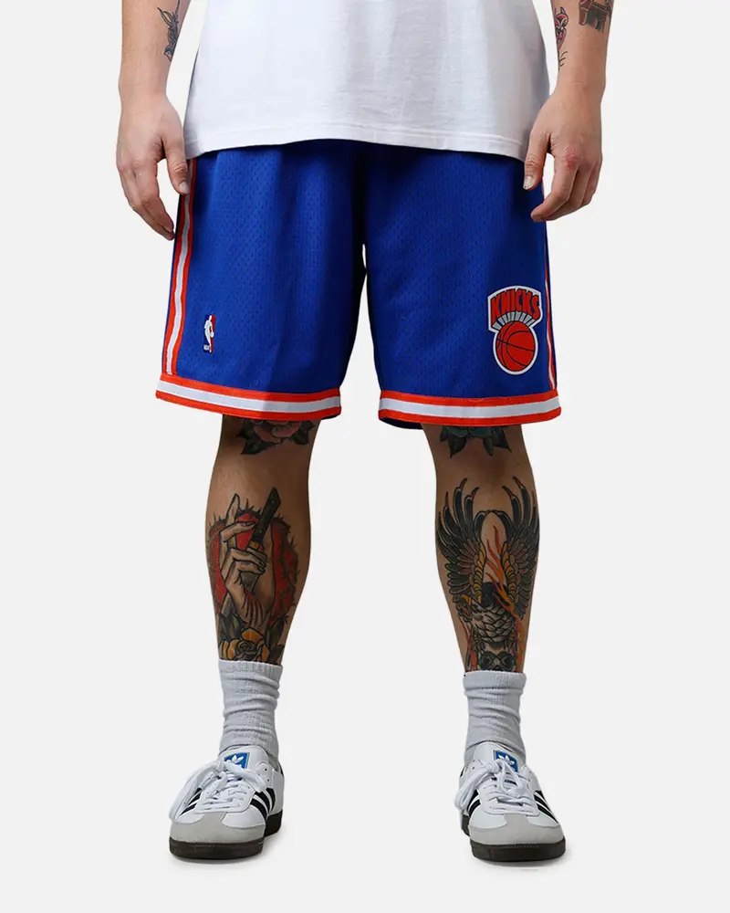 Mitchell & Ness New York Knicks 91-92' Swingman Shorts Blue 1