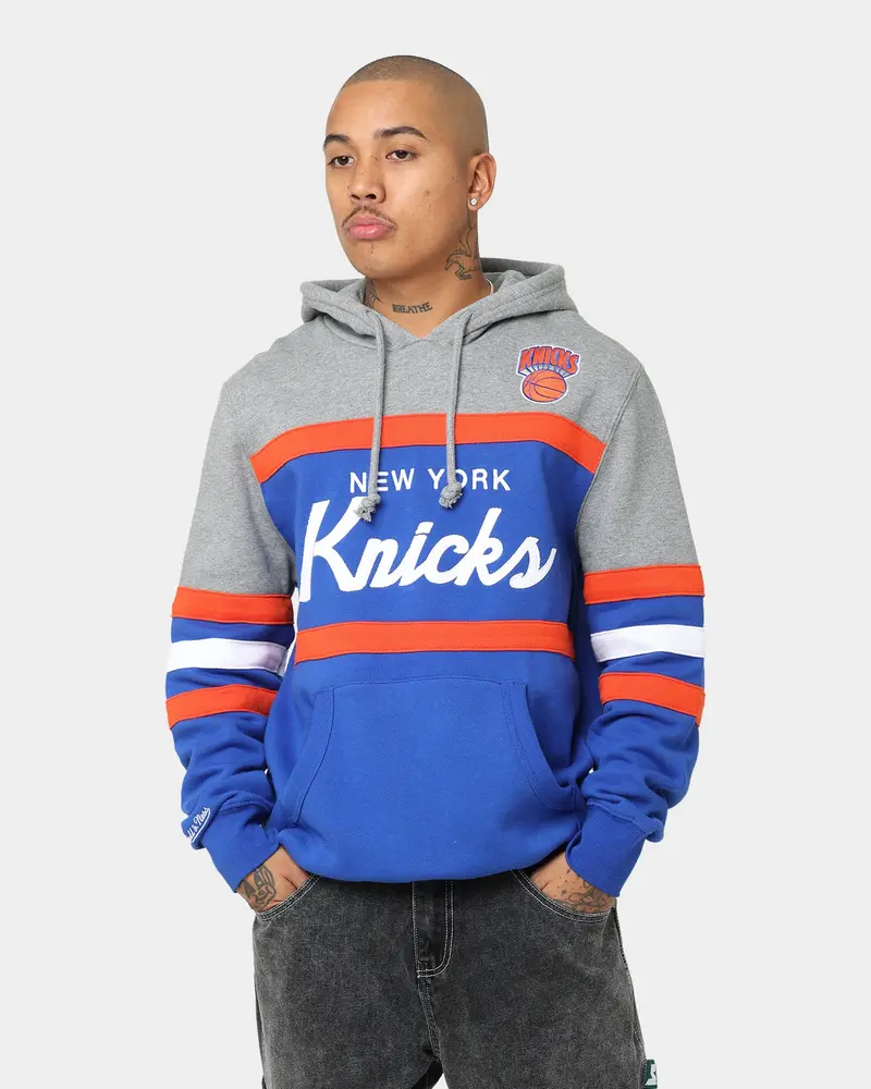 Mitchell & Ness New York Knicks Head Coach Hoodie Royal 1