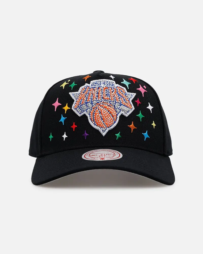 Mitchell & Ness New York Knicks 'Rhinestone Luxury' Pro Pinch Snapback Black 1