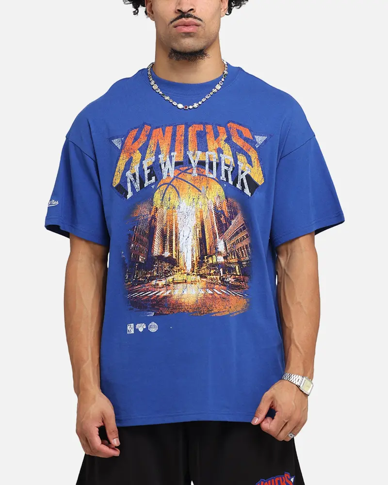 Mitchell & Ness New York Knicks The Garden T-Shirt Blue 1