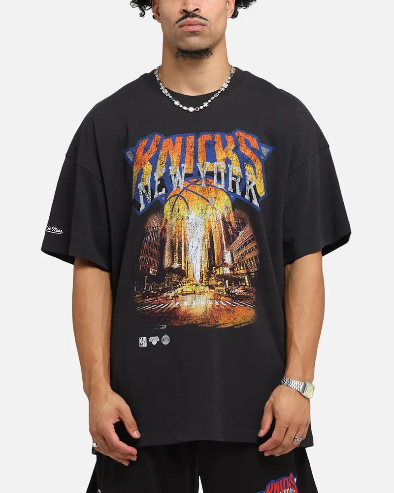 Mitchell & Ness New York Knicks The Garden T-Shirt Faded Black 1