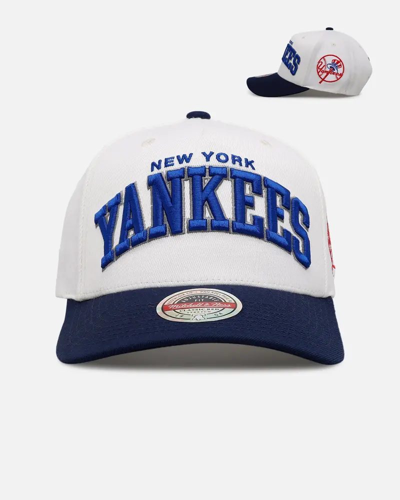 Mitchell & Ness New York Yankees 'Arch' Mvp Snapback Cream 1