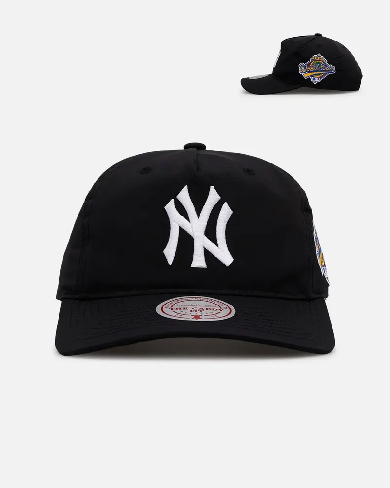 Mitchell & Ness New York Yankees 'Matte Nylon 2.0' Caddy Fit Snapback Navy 1