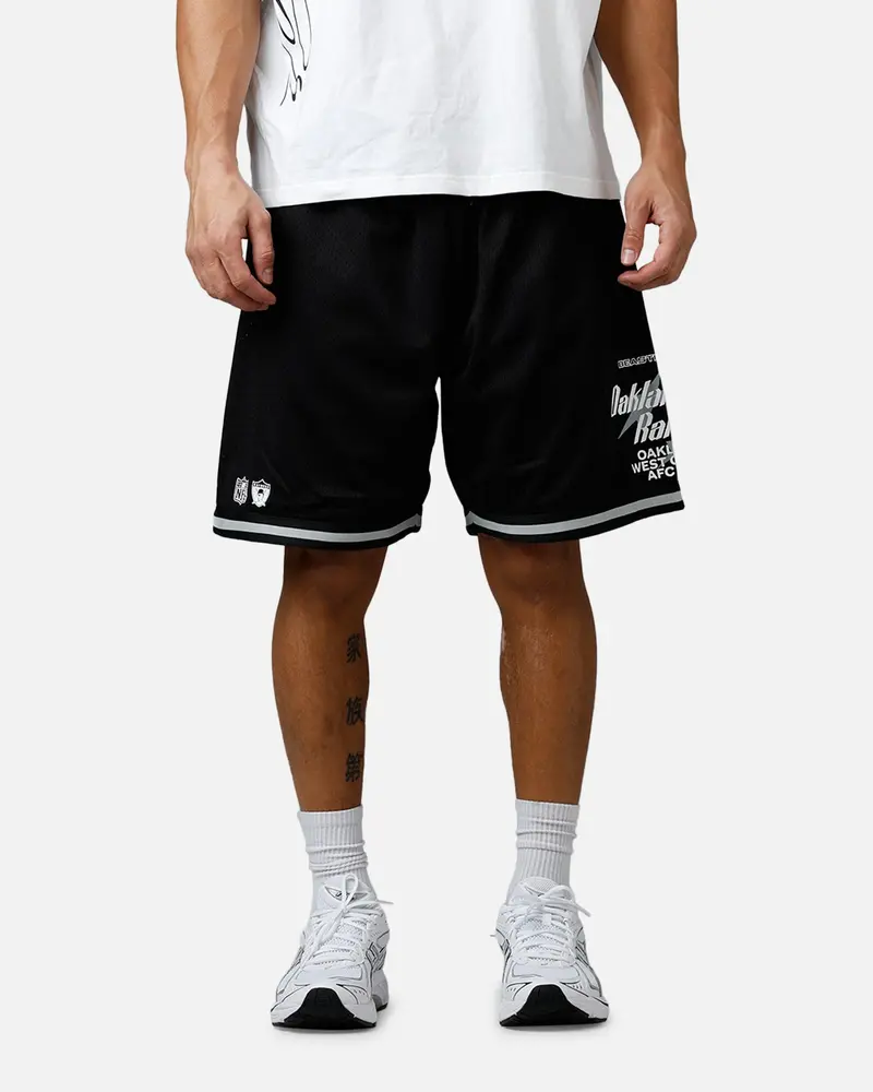 Mitchell & Ness Oakland Raiders Beastmode Mesh Shorts Black 1