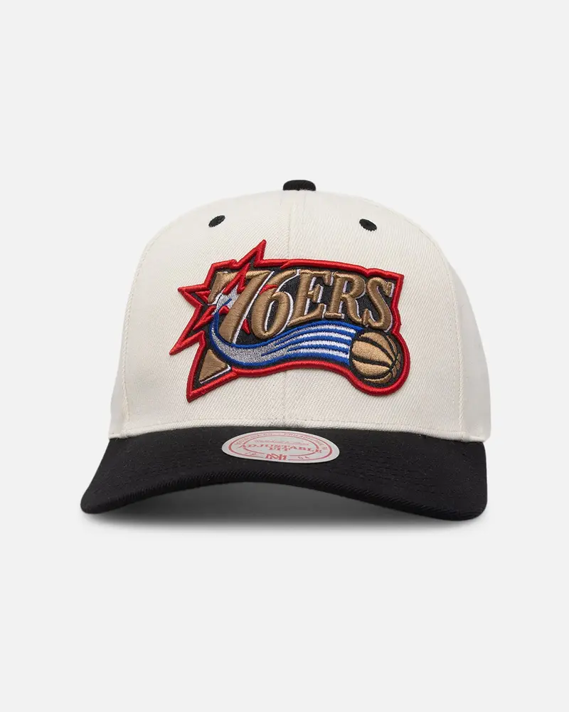 Mitchell & Ness Philadelphia 76Ers Go Team Go Og Snapback Vintage Cream 1