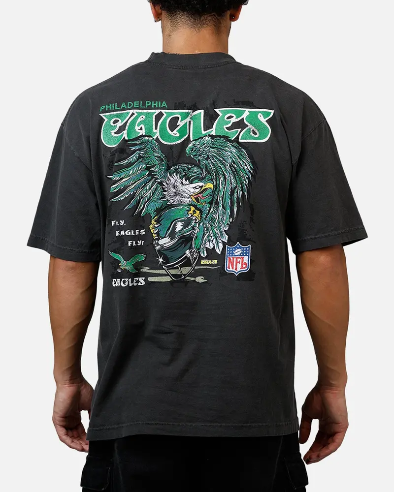 Mitchell & Ness Philadelphia Eagles Alter Ego Vintage T-Shirt Faded Black 1