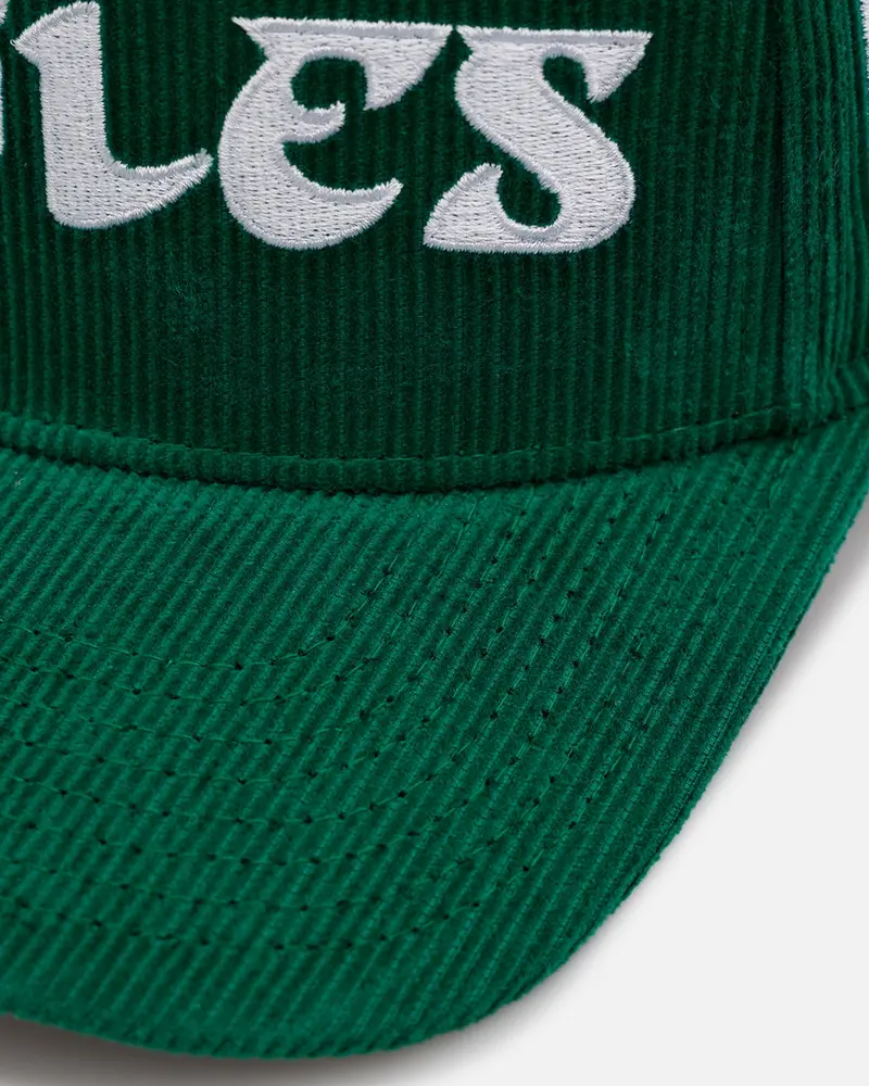 Mitchell & Ness Philadelphia Eagles 'Vintage Cord' Pro Pinch Corduroy Snapback Green 2