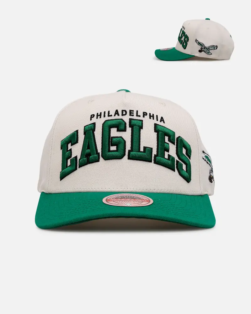 Mitchell & Ness Philadelphia Eagles 'Vintage Nfl' Mvp Snapback Natural 1