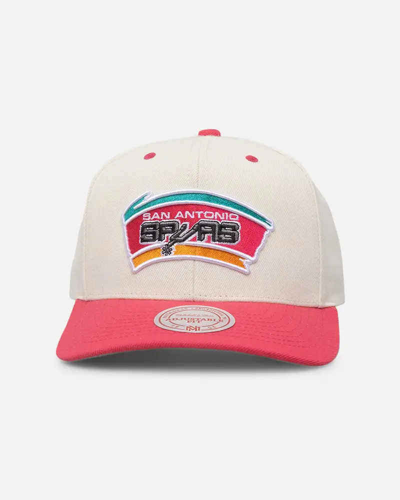 Mitchell & Ness San Antonio Spurs Go Team Go Og Snapback Vintage Cream 1