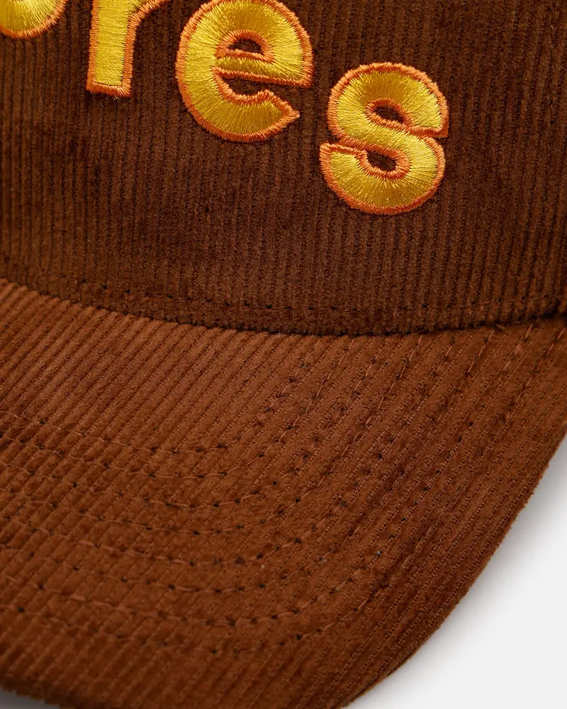 Mitchell & Ness San Diego Padres 'Vintage Cord' Pro Pinch Corduroy Snapback Brown 2