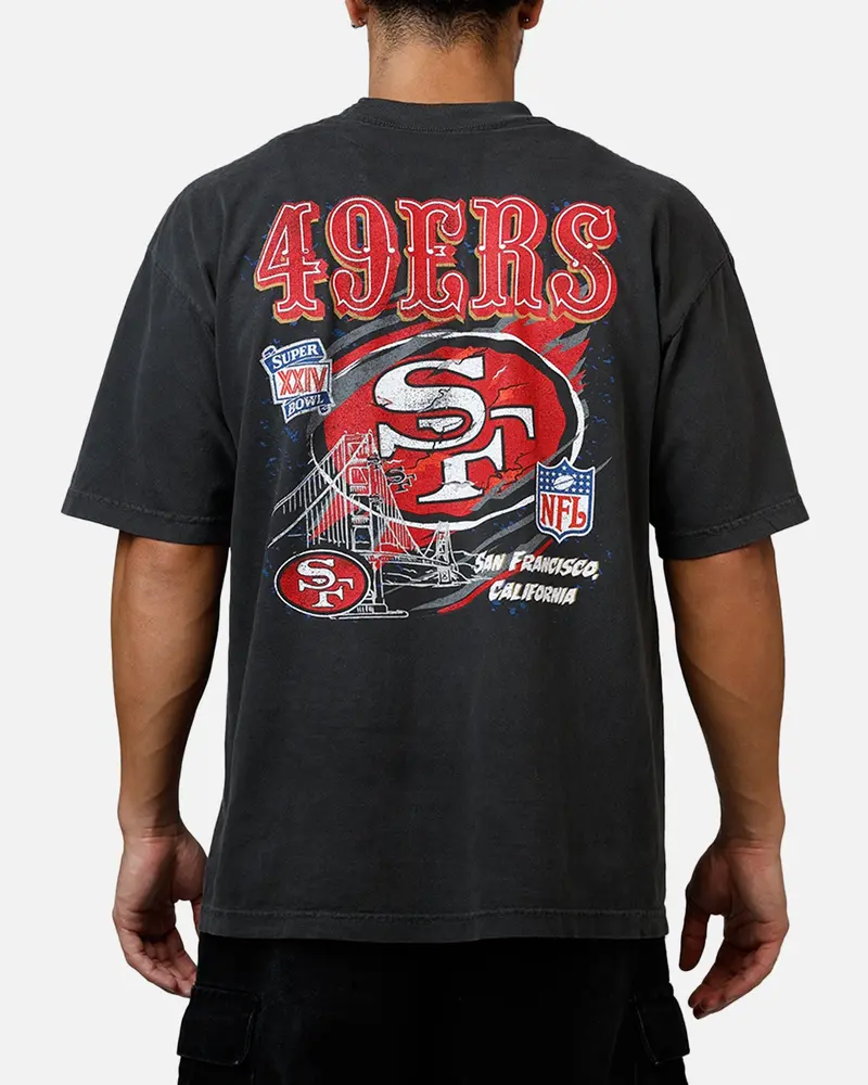 Mitchell & Ness San Francisco 49Ers Alter Ego Vintage T-Shirt Faded Black 1