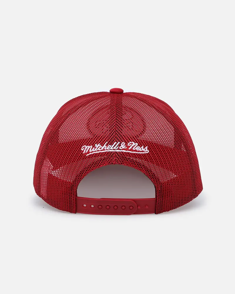 Mitchell & Ness San Francisco 49Ers Logo Foam Trucker Snapback Red/White 2