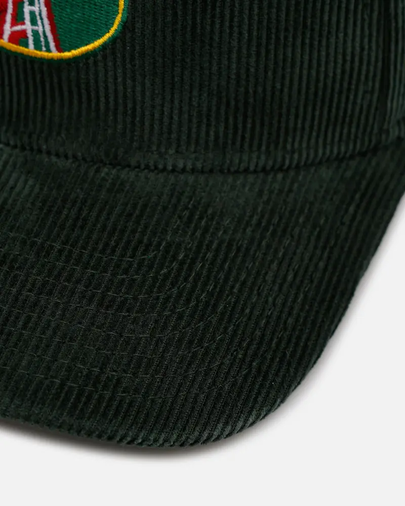 Mitchell & Ness Seattle Supersonics 'Vintage Cord' Pro Pinch Corduroy Snapback Green 2